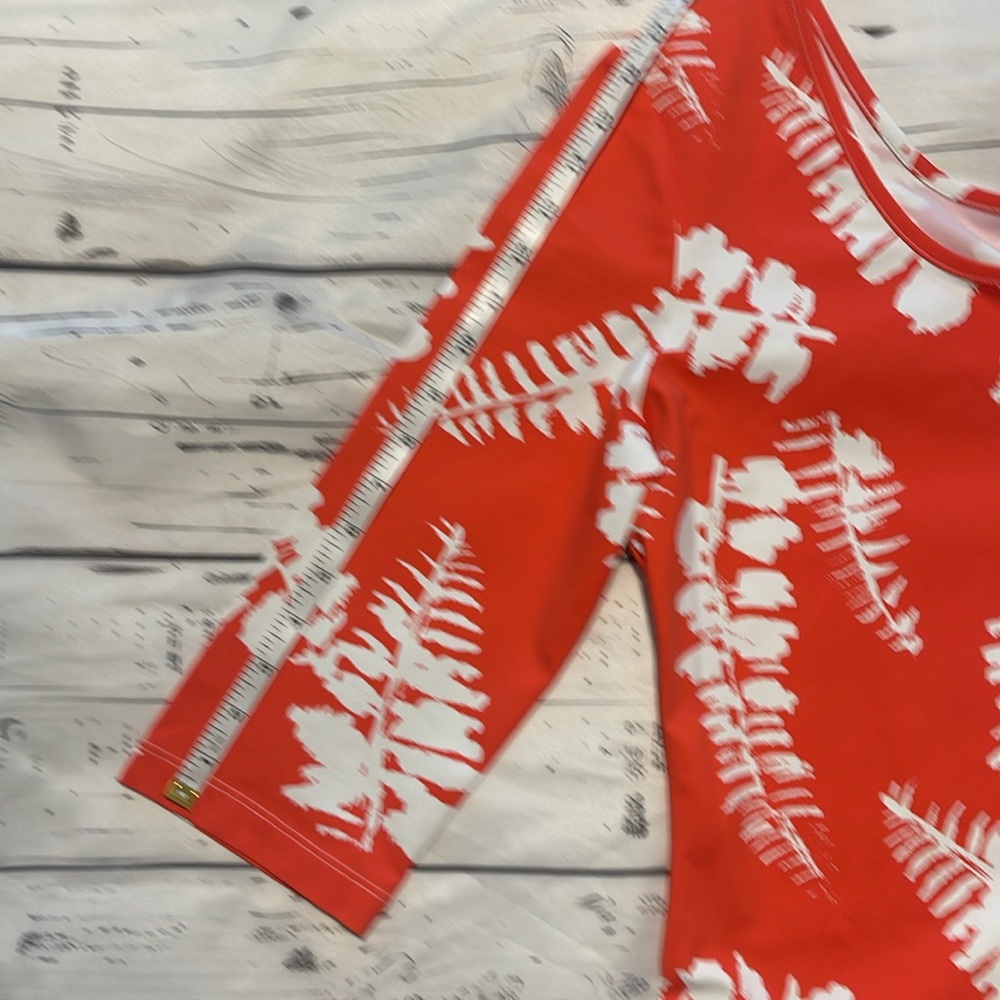 Persifor Orange and White Floral Dress Size XL NWT - Picture 8 of 11